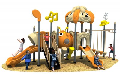 歡樂鼠 HD-HDL019-兒童滑梯、