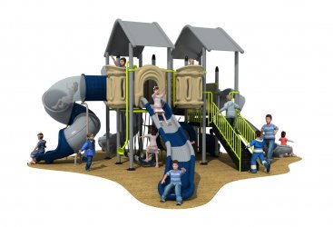 別墅屋 HD-HBW016-兒童滑梯、