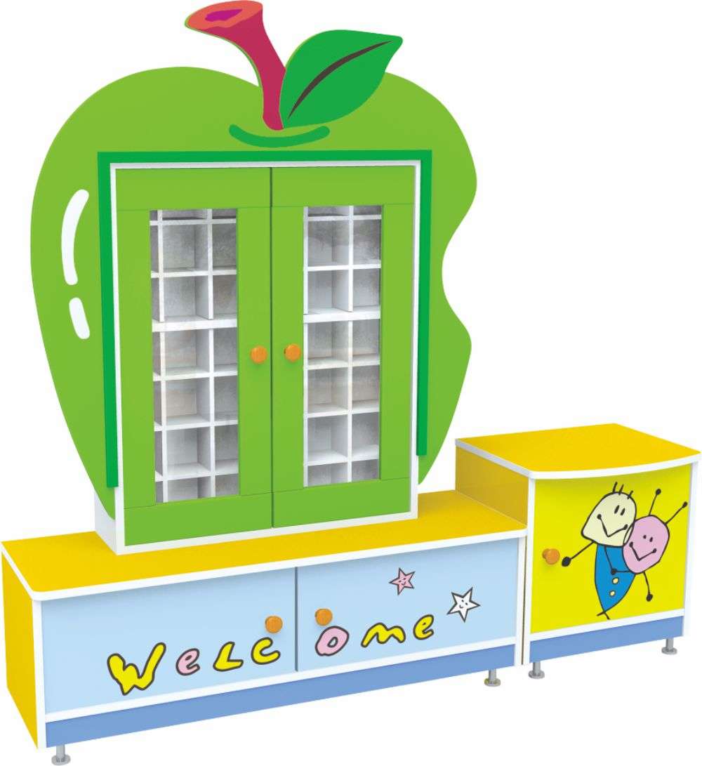 柜子、書架 蘋果造型茶杯