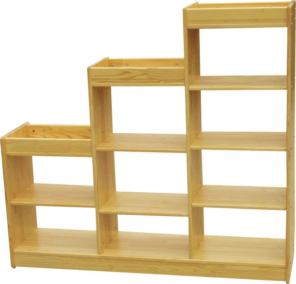 柜子、書架 樟子松梯式柜